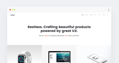 Restless - Stunning & Flexible Multi-purpose HTML Template